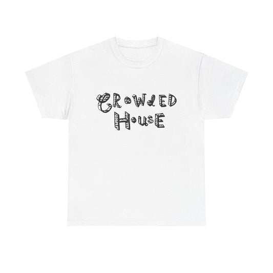 Crowded House Retro Graphic T Shirt NEW Unisex Heavy Cotton Tee