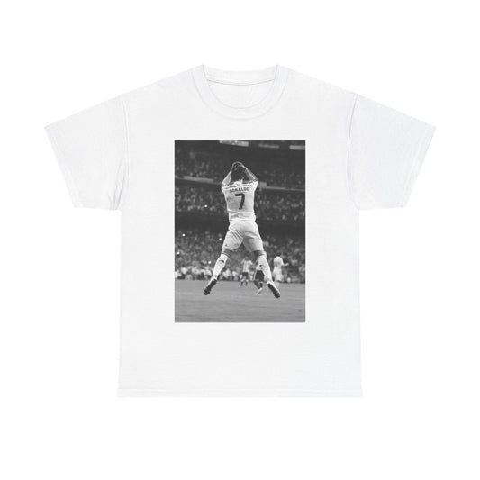 Ronaldo Tshirt Soccer And Football Graphic Champ Unisex Heavy Cotton Tee