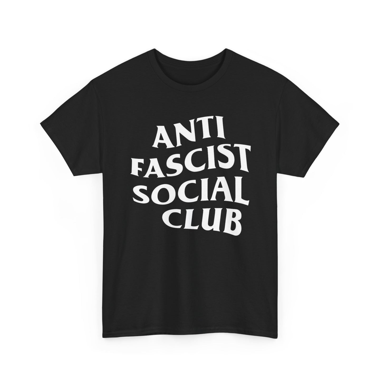 Anti Fascist Social Club Graphic T Shirt Unisex Heavy Cotton Tee