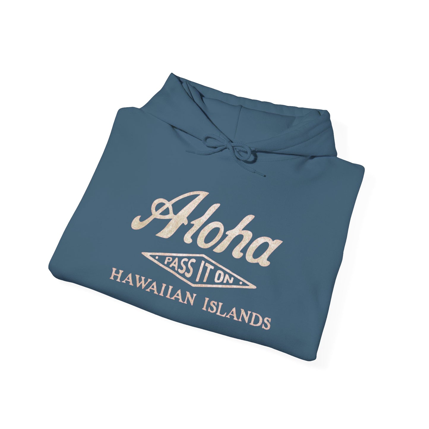 Aloha Hawaiian Islands Graphic Hoodie Unisex Heavy Blend™ Hooded Sweatshirt