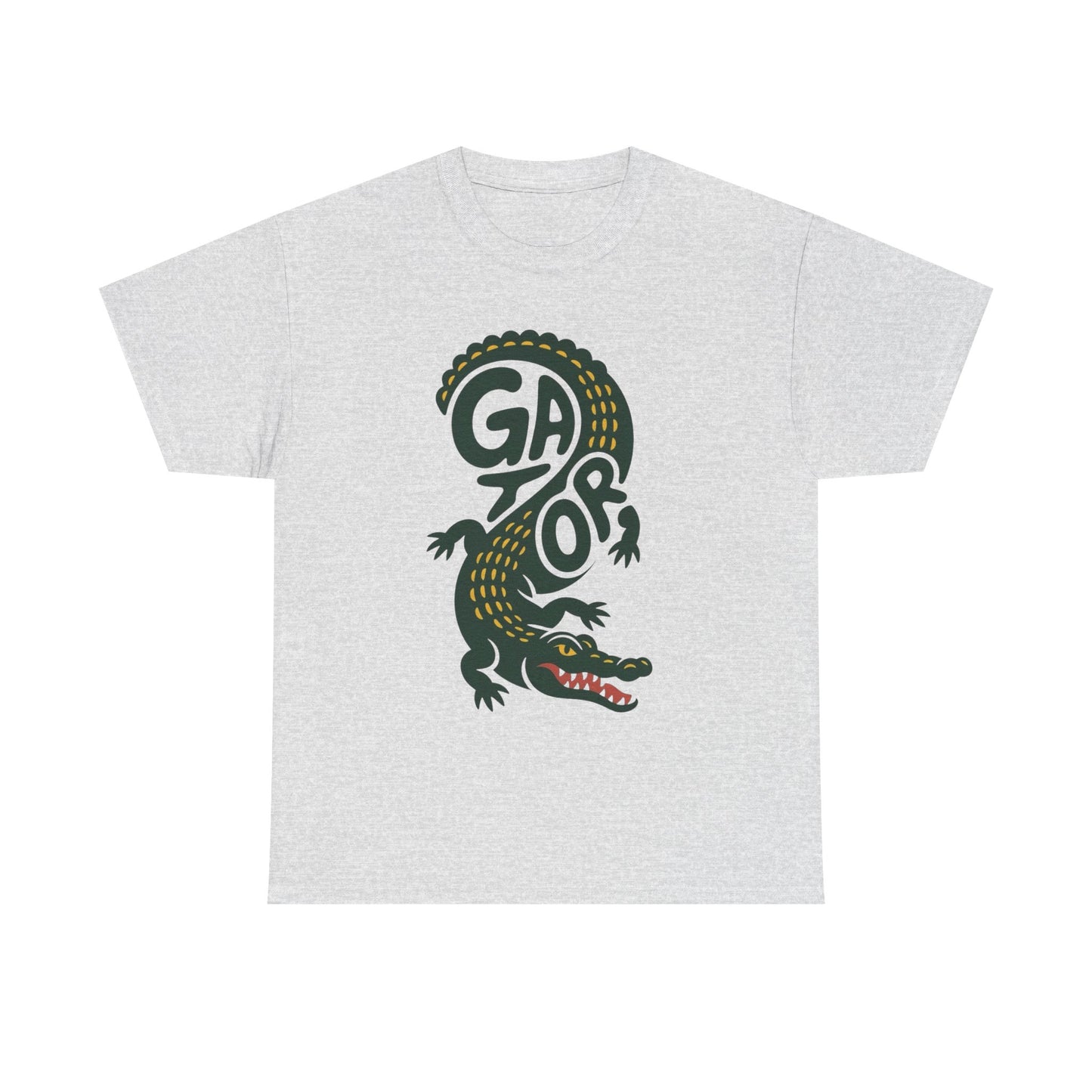 Alligator Graphic T Shirt Unisex Heavy Cotton Tee