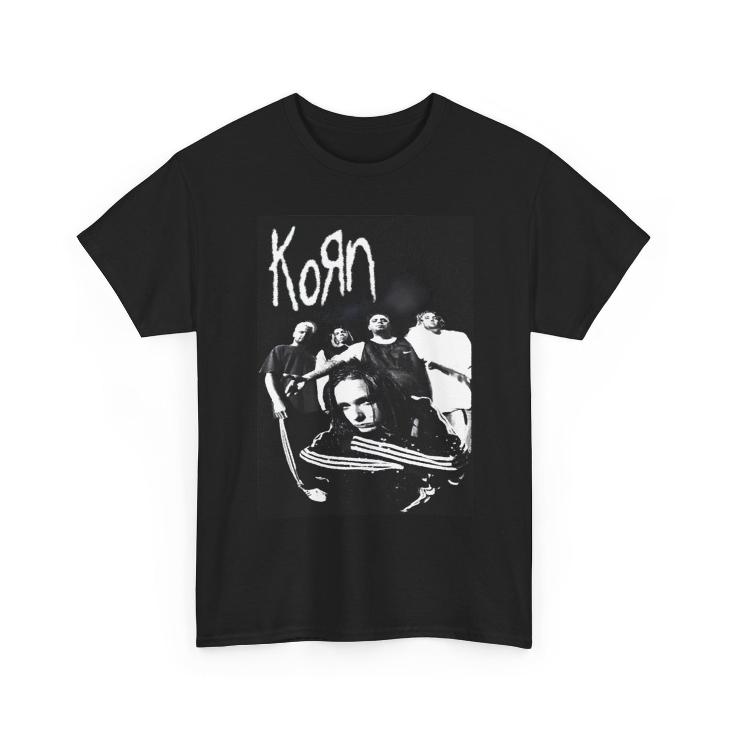 Korn Vintage Graphic T Shirt Retro Rock Metal Merch Unisex Heavy Cotton Tee