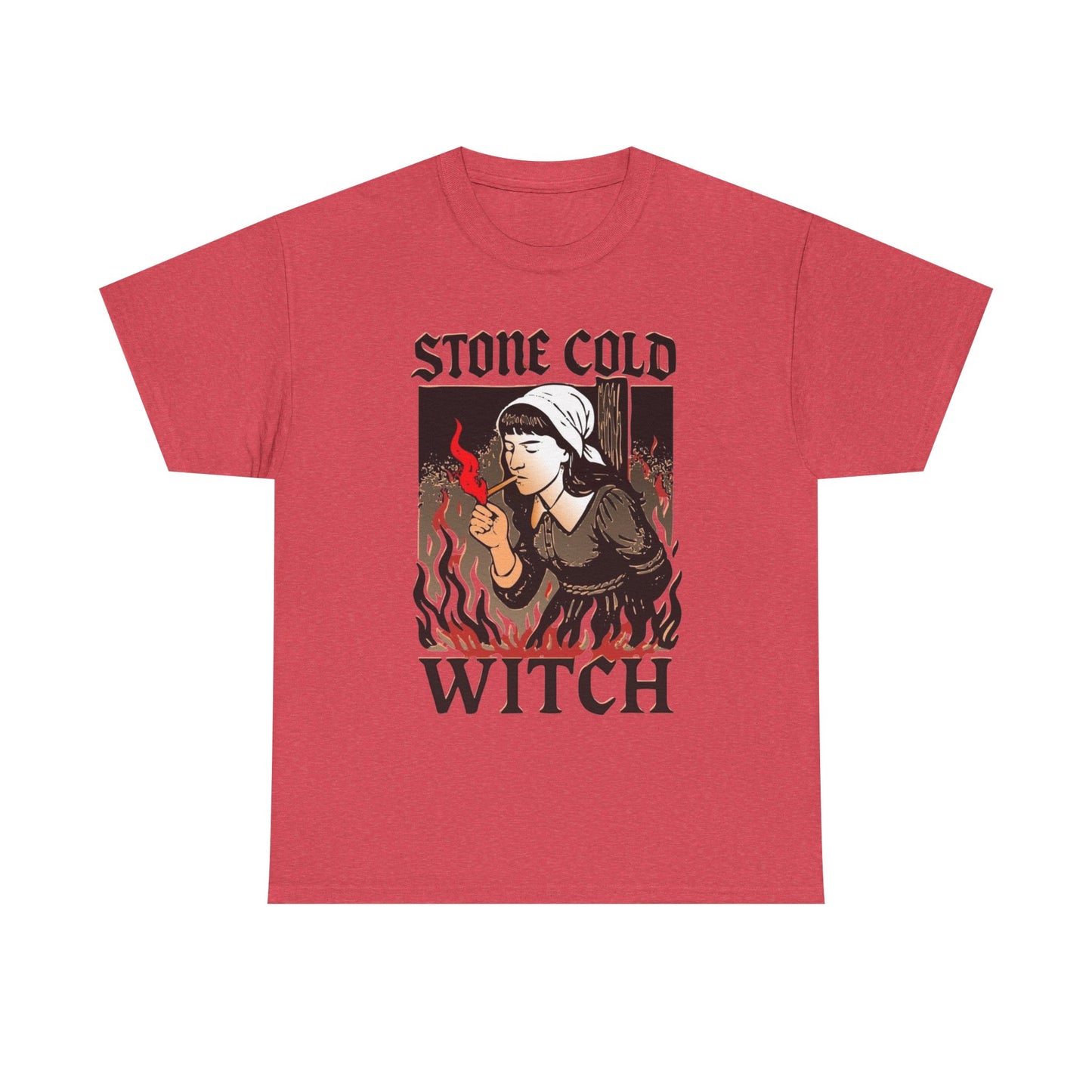 Stone Cold Witch Graphic T Shirt NEW Unisex Heavy Cotton Tee