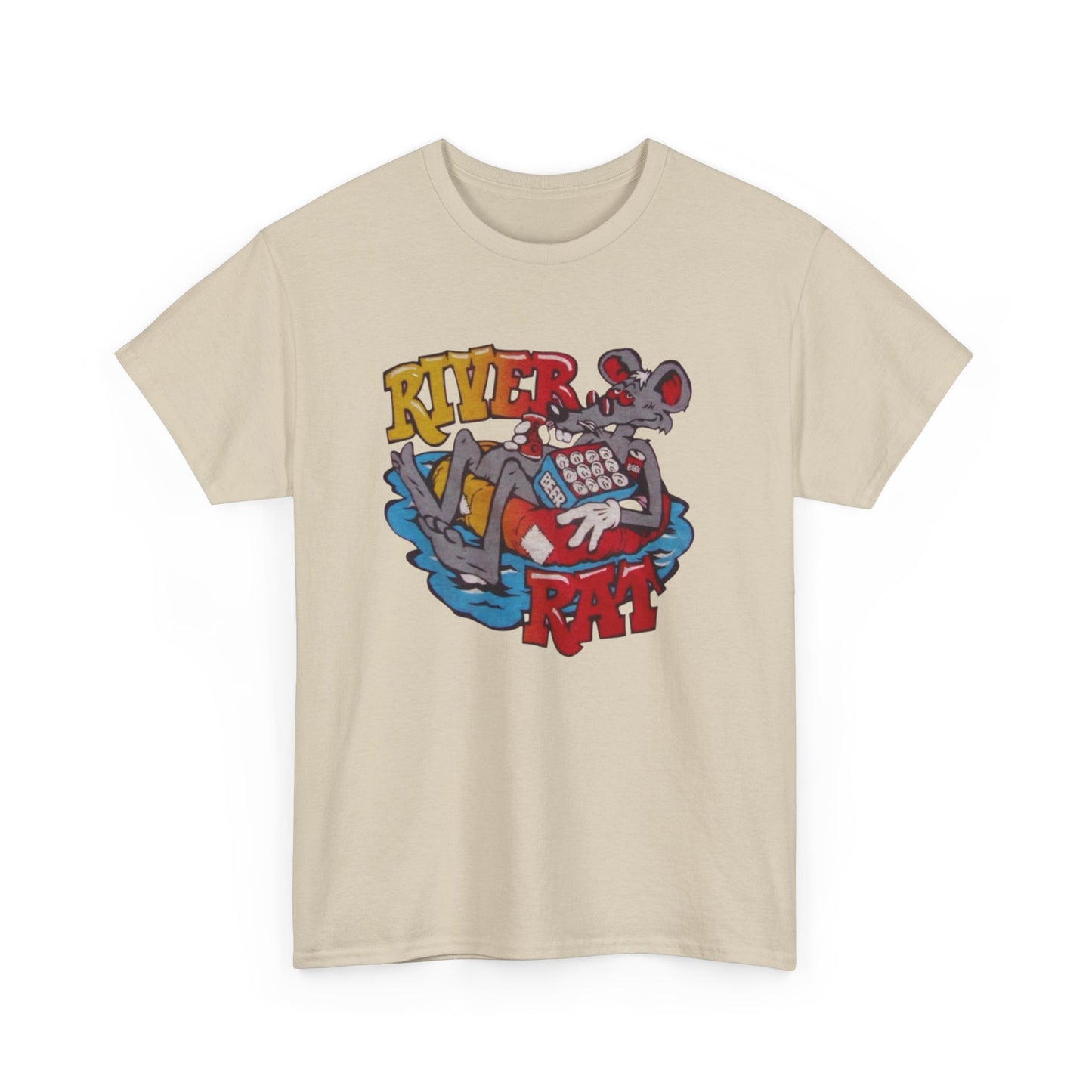 River Rat Vintage Graphic T Shirt S-5XL NEW Unisex Heavy Cotton Tee