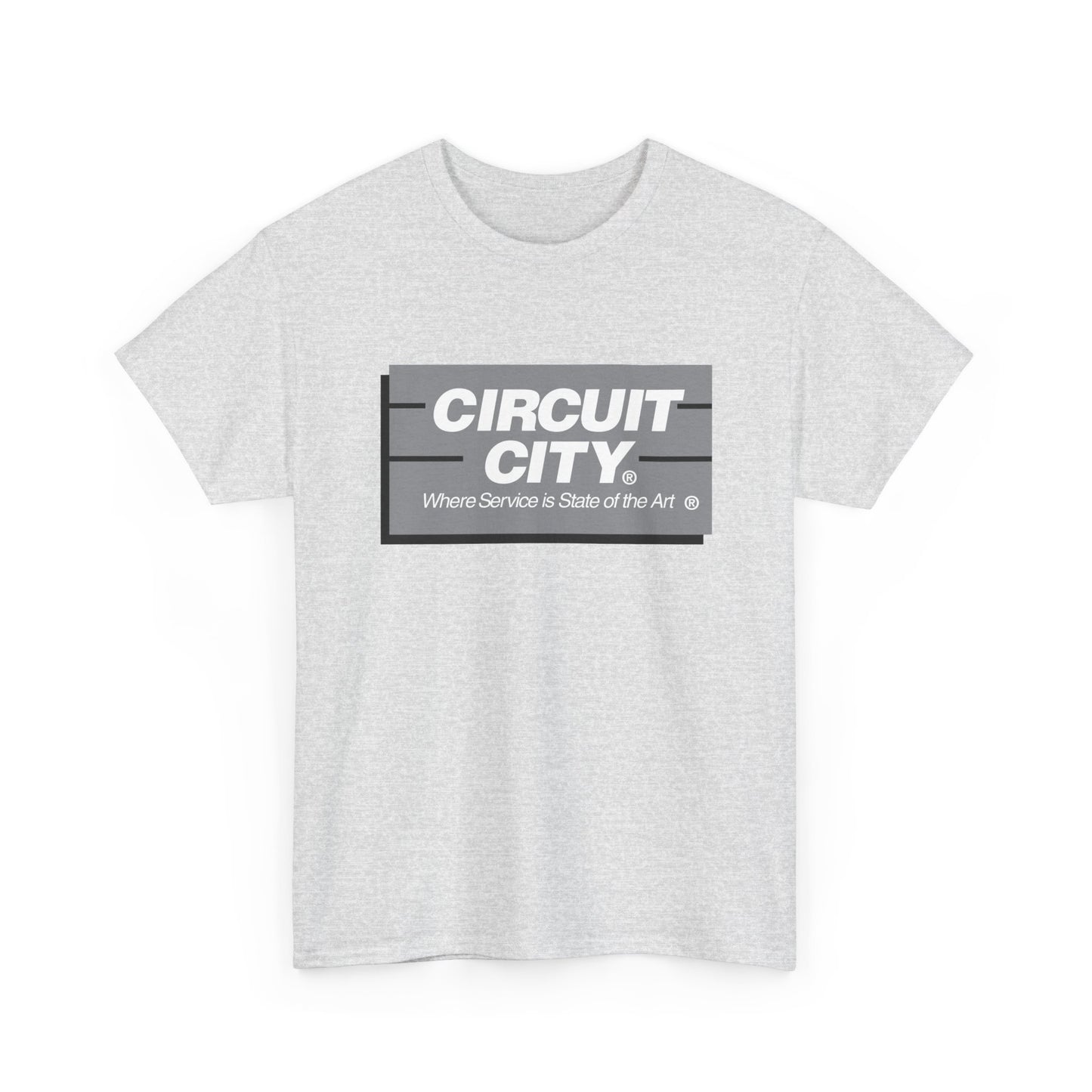 Circuit city T-shirt vintage graphic employee shirt retro design Unisex Heavy