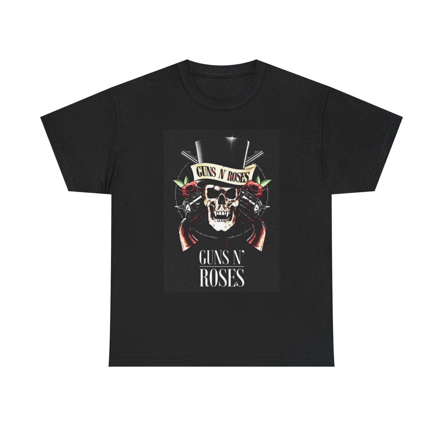 Guns And Roses Graphic T Shirt Vintage Rock Band Poster Unisex Heavy Cotton Tee