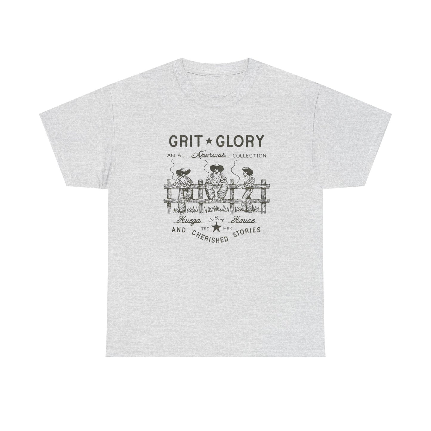 Grit And Glory Graphic T Shirt Unisex Heavy Cotton Tee