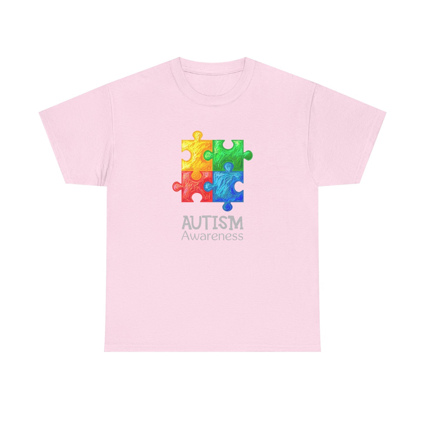 Autism Tshirt awareness health care nursing mental health Unisex Heavy Cotton