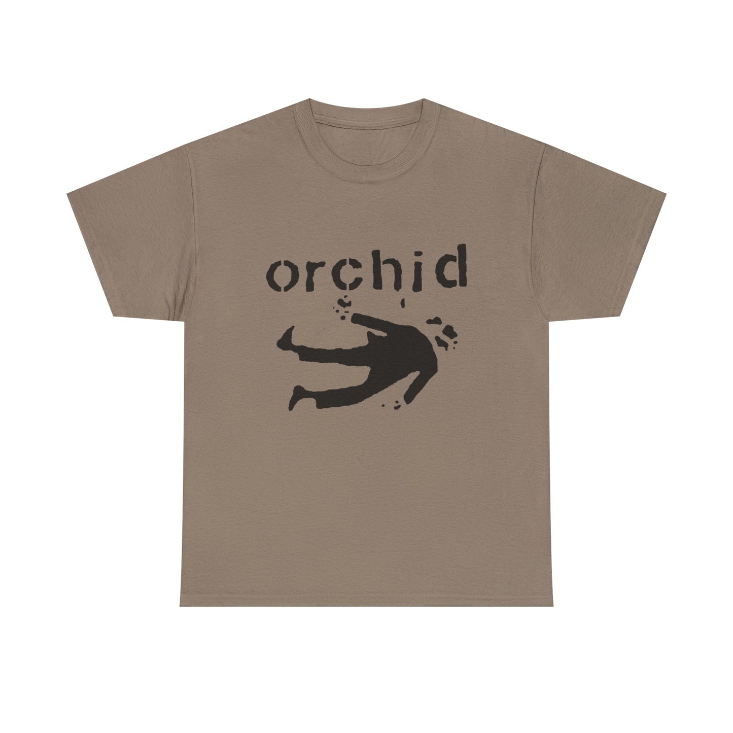 Orchid Graphic T Shirt Unisex Heavy Cotton Tee