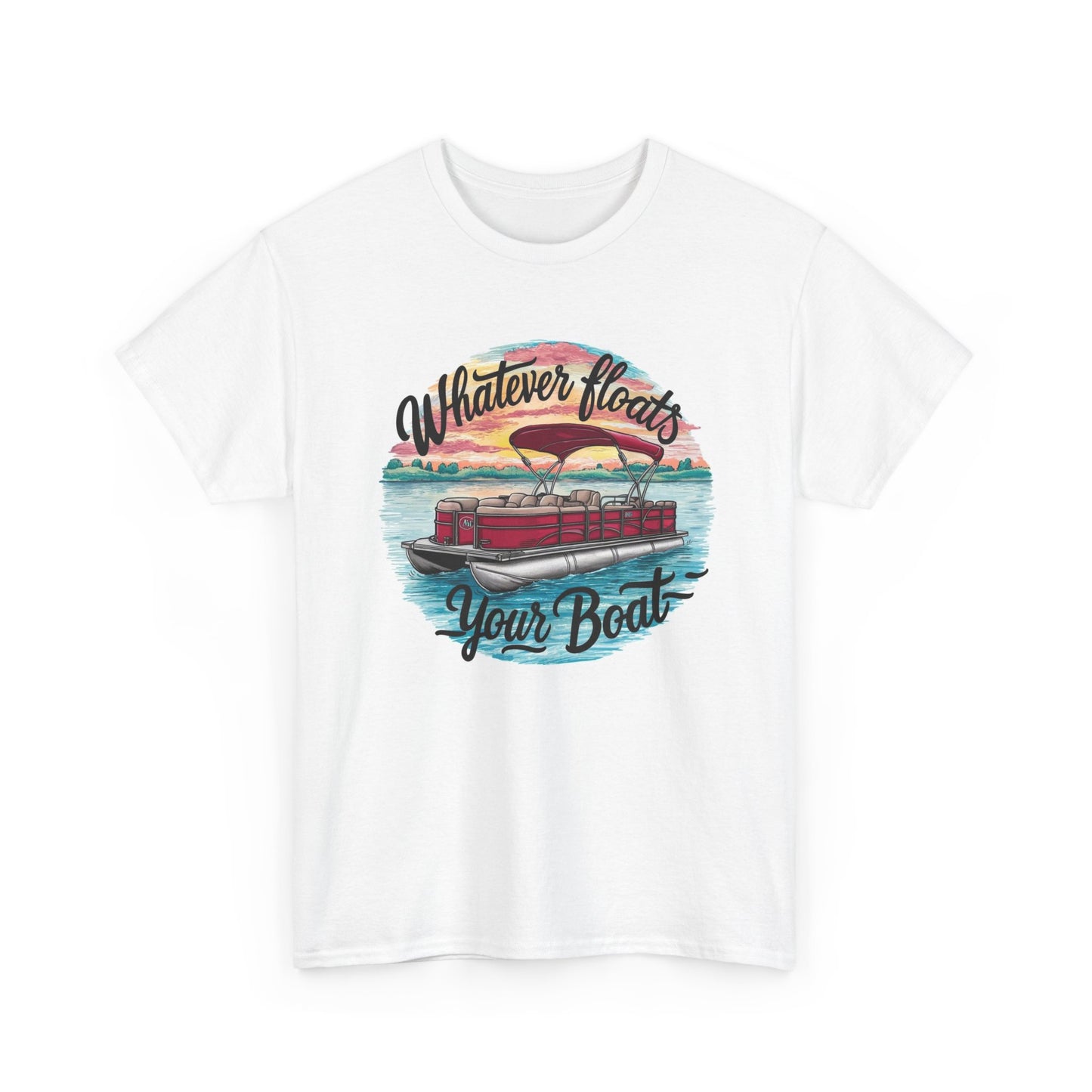 Whatever Floats Your Boat Graphic T Shirt Funny Unisex Heavy Cotton Tee