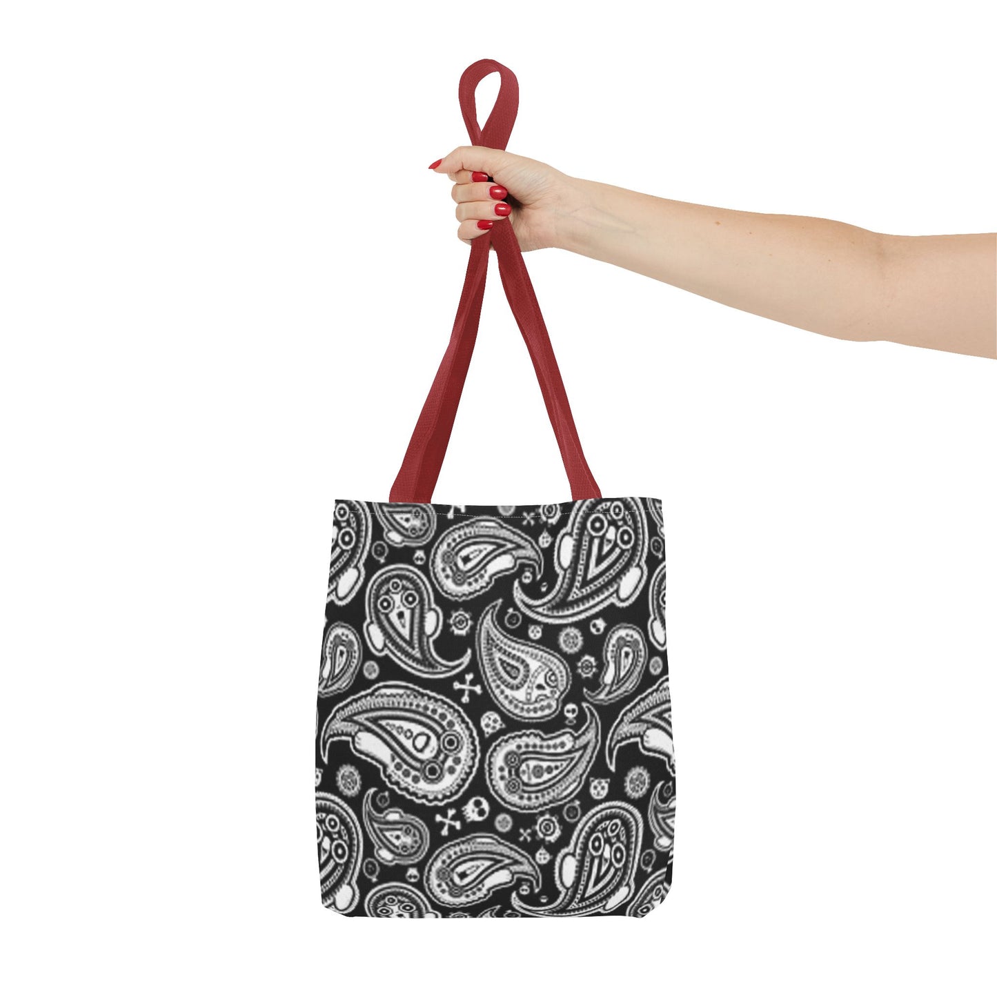 Black Paisley Multi Color BRAND NEW MODERN Tote Bag (AOP)