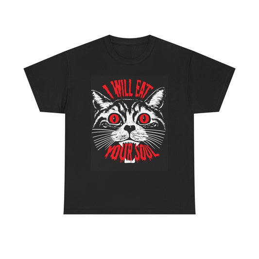 I Will Eat Your Soul Graphic T Shirt Cotton Tee