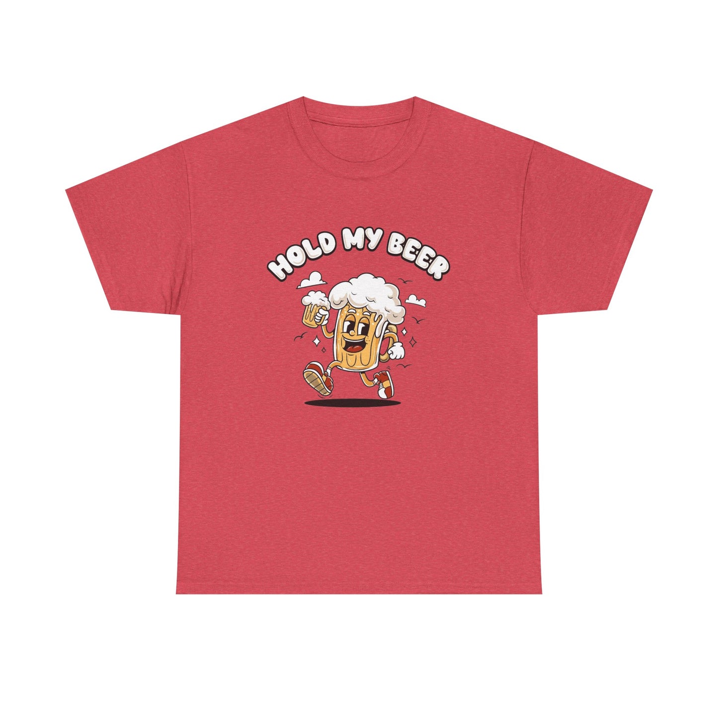 Hold My Beer Funny Graphic T Shirt NEW Vintage Unisex Heavy Cotton Tee