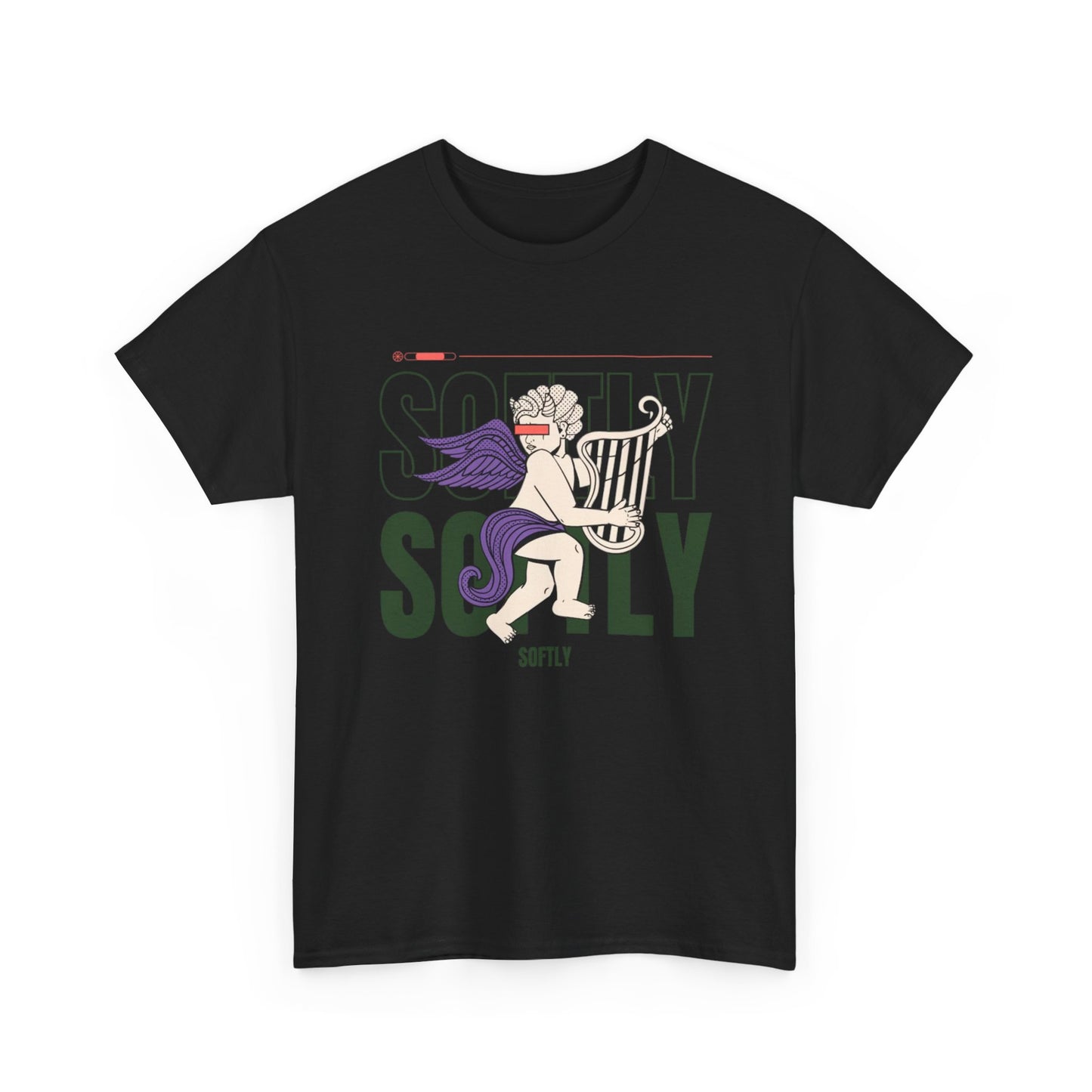 Softly Softly Graphic T Shirt NEW Adult Unisex Heavy Cotton Tee