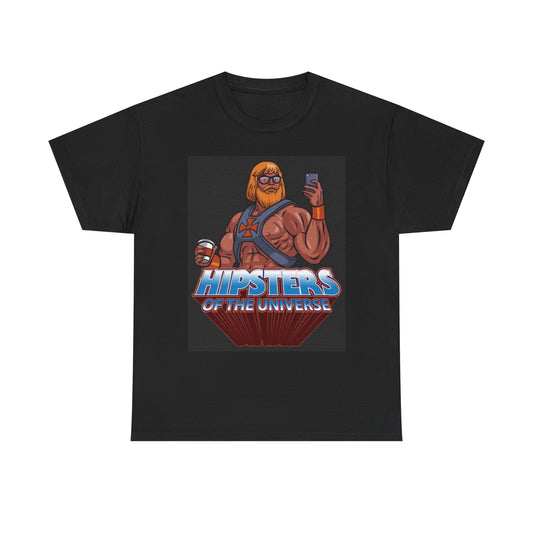 Hipsters Of The Universe Retro 80s Graphic T Shirt Cotton Tee Apparel New