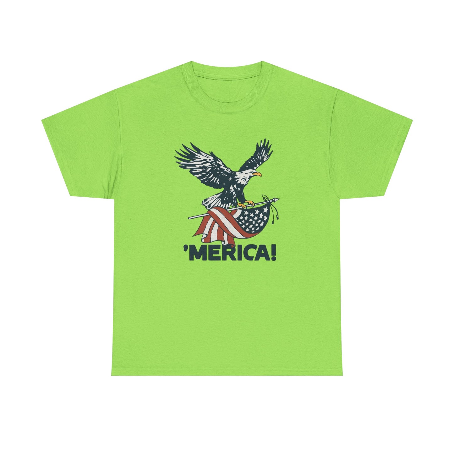 American Bald Eagle USA Graphic T Shirt Heavy Cotton Tee NEW ADULT UNISEX