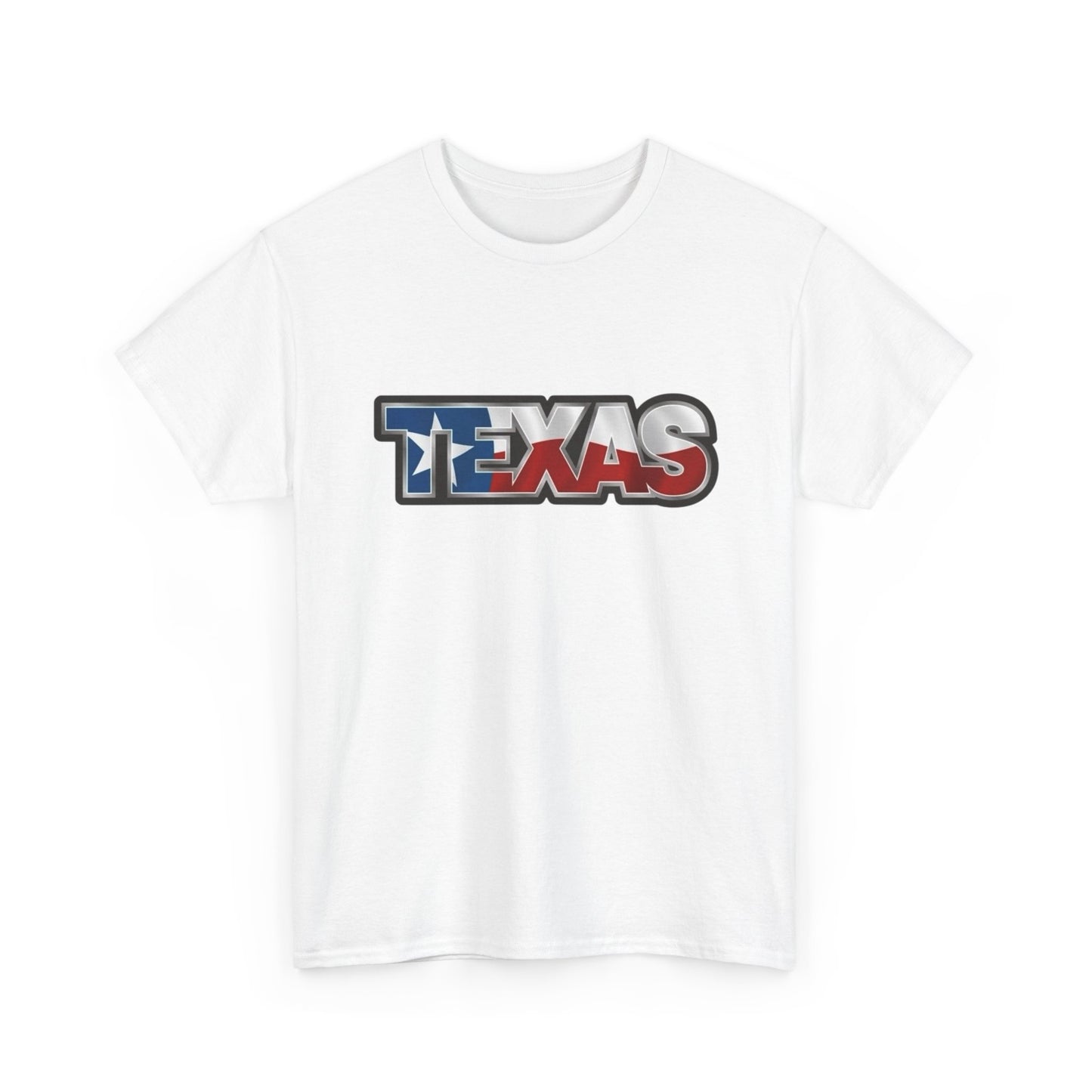 Texas American Flag USA BBQ Graphic T Shirt NEW GIFT Unisex Heavy Cotton Tee