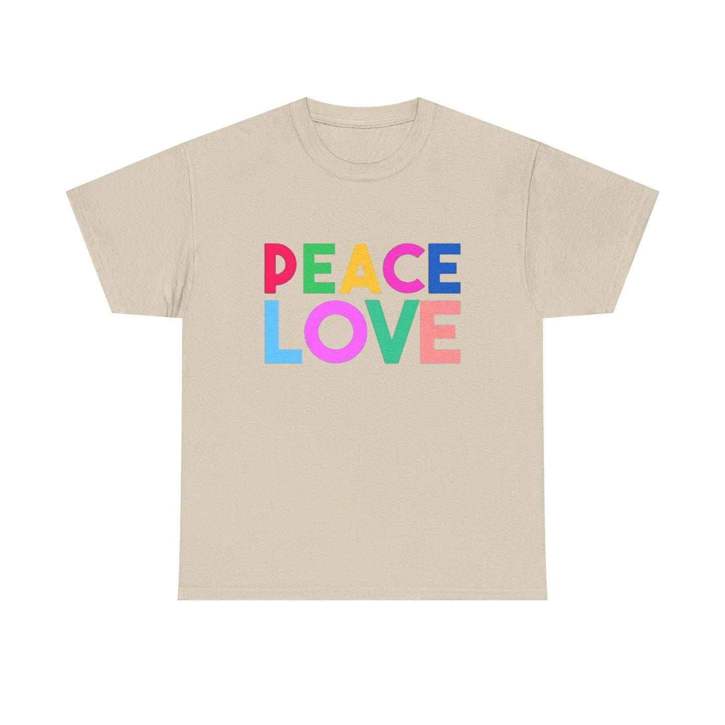 Peace Love Graphic T Shirt Adult NEW