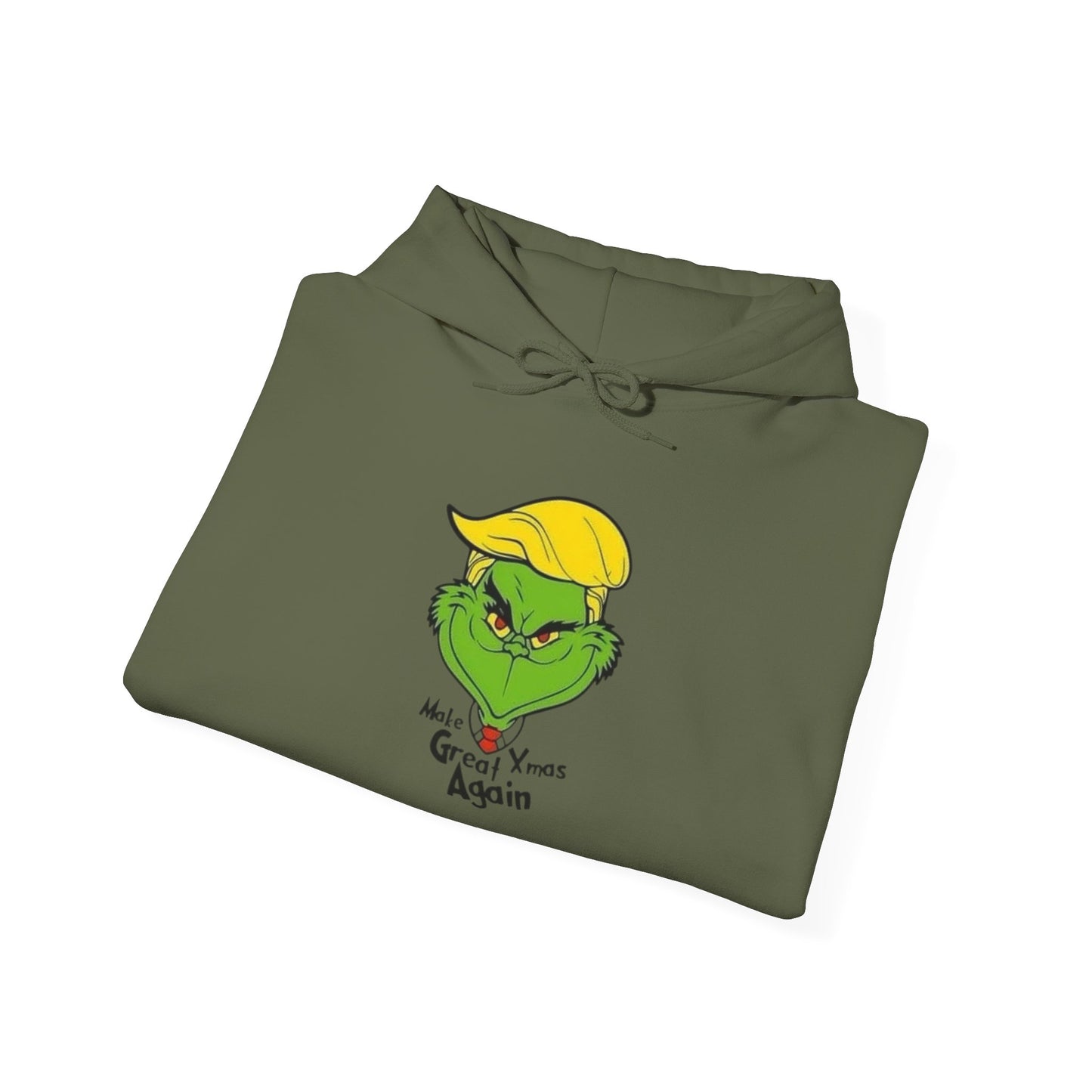 Make Christmas Great Again Funny Graphic Hoodie Heavy Blend™ Hooded Sweatshirt