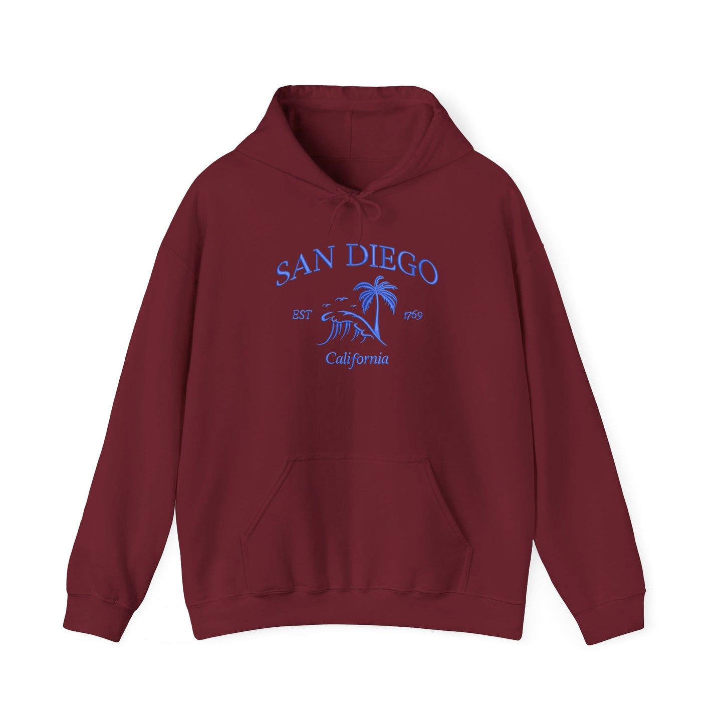 San Diego California Graphic Hoodie Heavy Blend Sweatshirt NEW