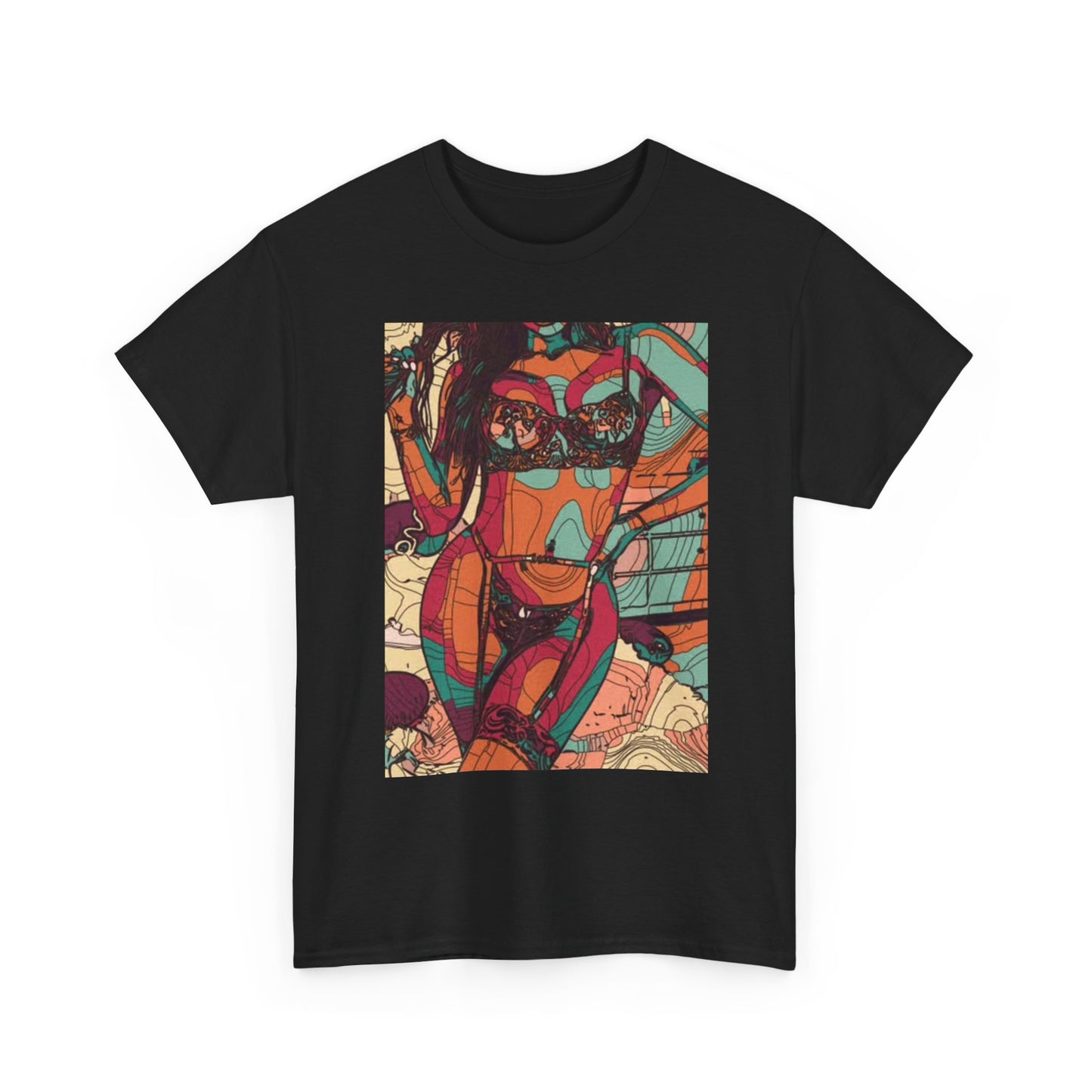 Selma hayak Graphic T Shirt Sexy Bikini Model Unisex Heavy Cotton Tee