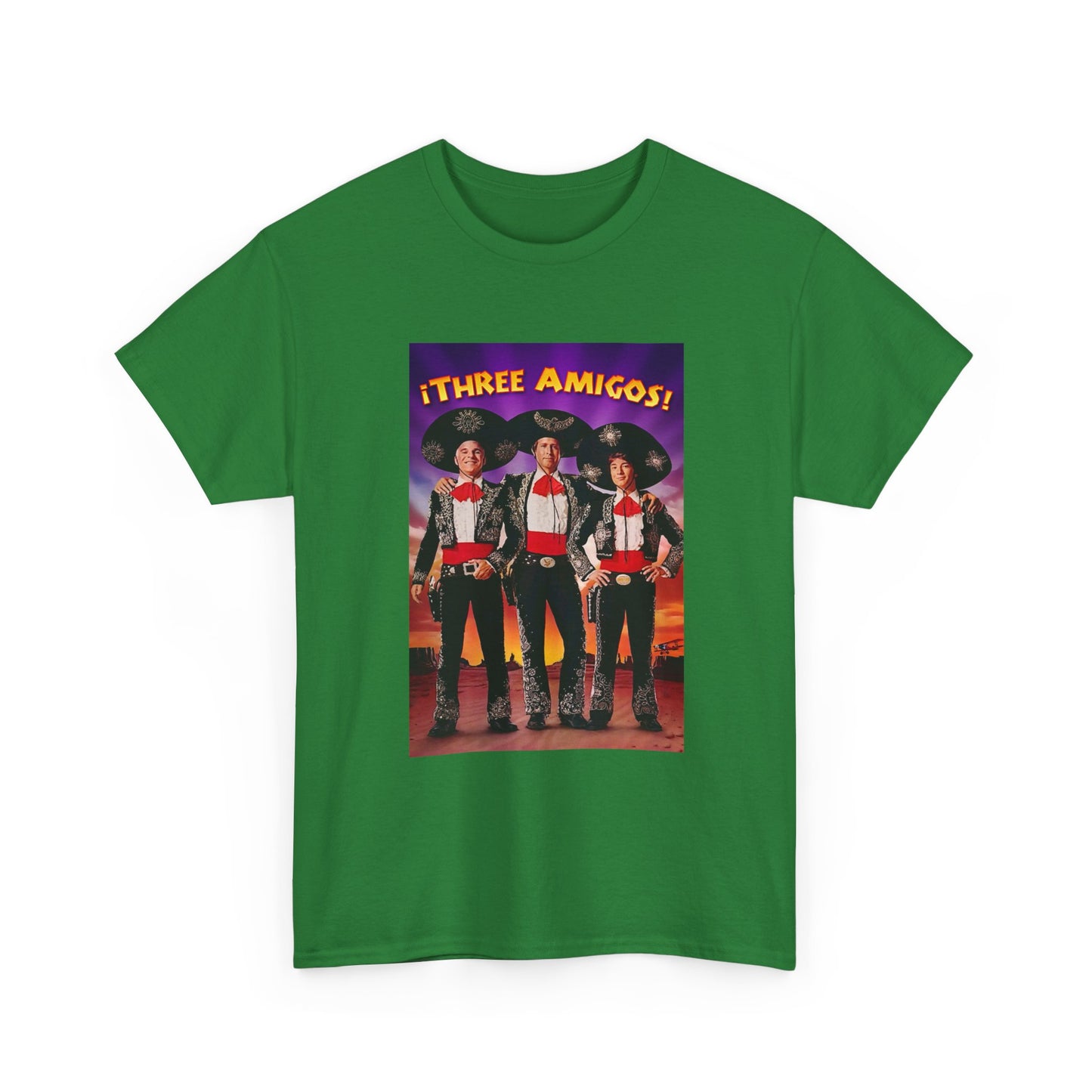 Three Amigos Tshirt Steve Martin Graphic Vintage Comedy Unisex Heavy Cotton Tee