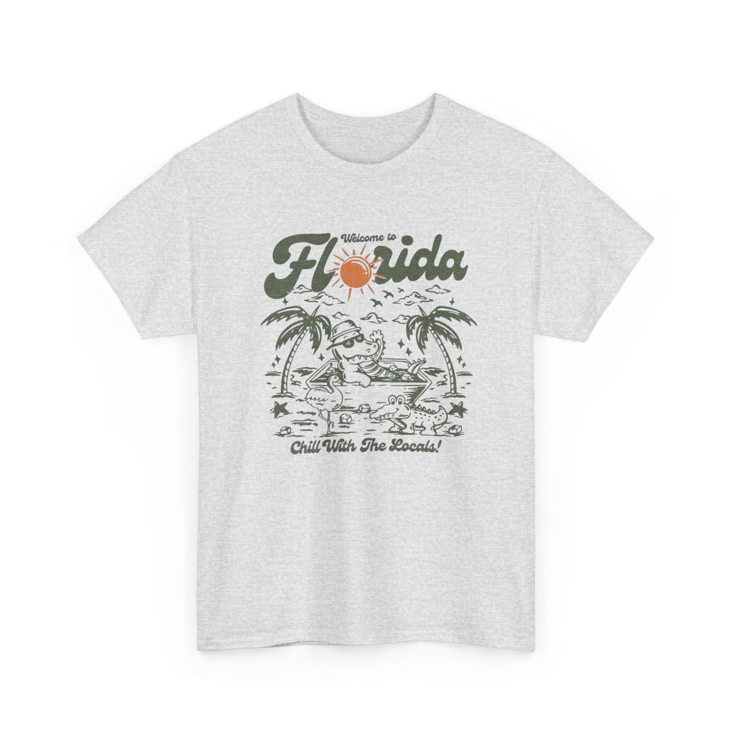 Welcome To Florida Gators Graphic T Shirt S-5XL NEW Unisex Heavy Cotton Tee