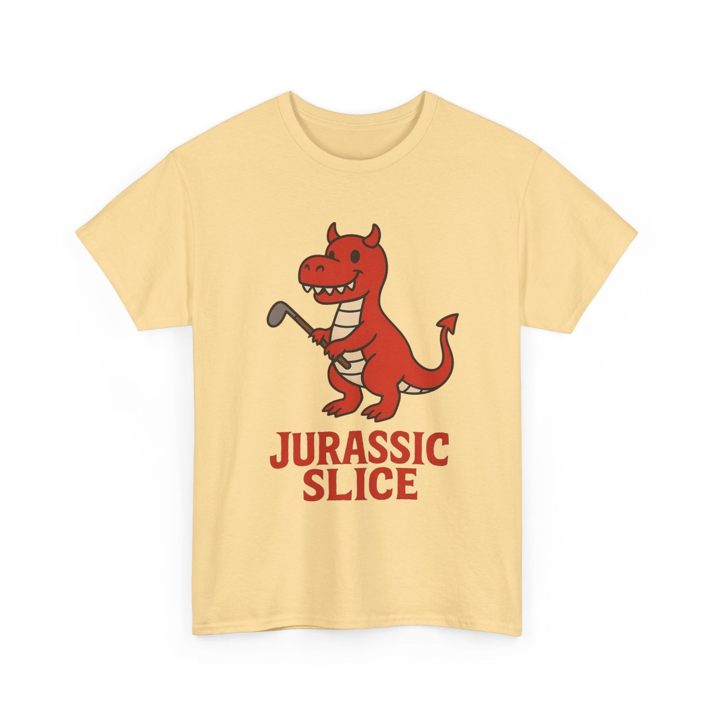 Jurassic Slice Golfing Funny Graphic T Shirt ADULT NEW