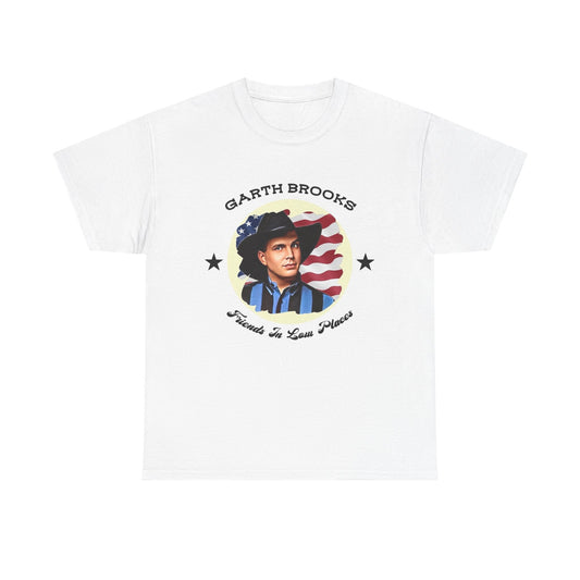 Garth Brooks Tshirt Retro Country Short Sleeve Unisex Friends In Low Places