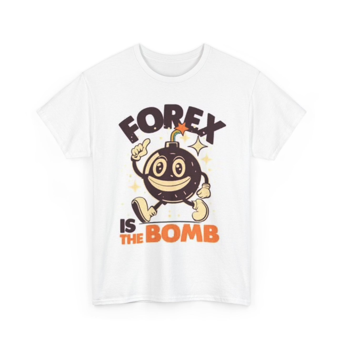 Forex Is The Bomb Tshirt Trading Bitcoin Graphic Unisex Heavy Cotton Tee