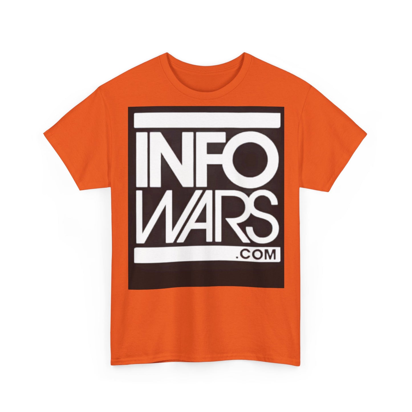 Info Wars Tshirt Alex Jones Rogan American Funny Podcast Unisex Heavy Cotton Tee