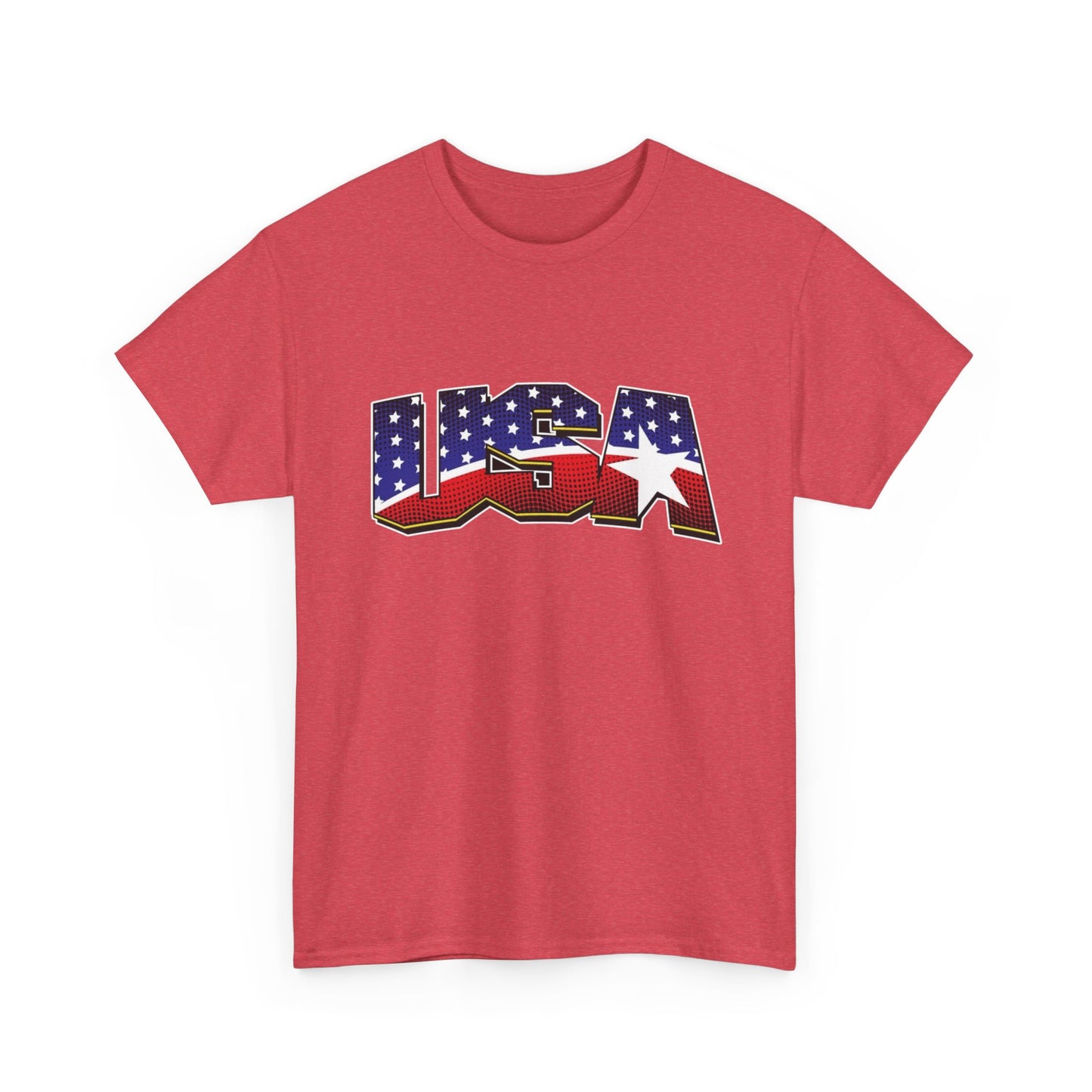 USA AMERICAN FLAG Graphic T Shirt Unisex NEW Heavy Cotton Tee