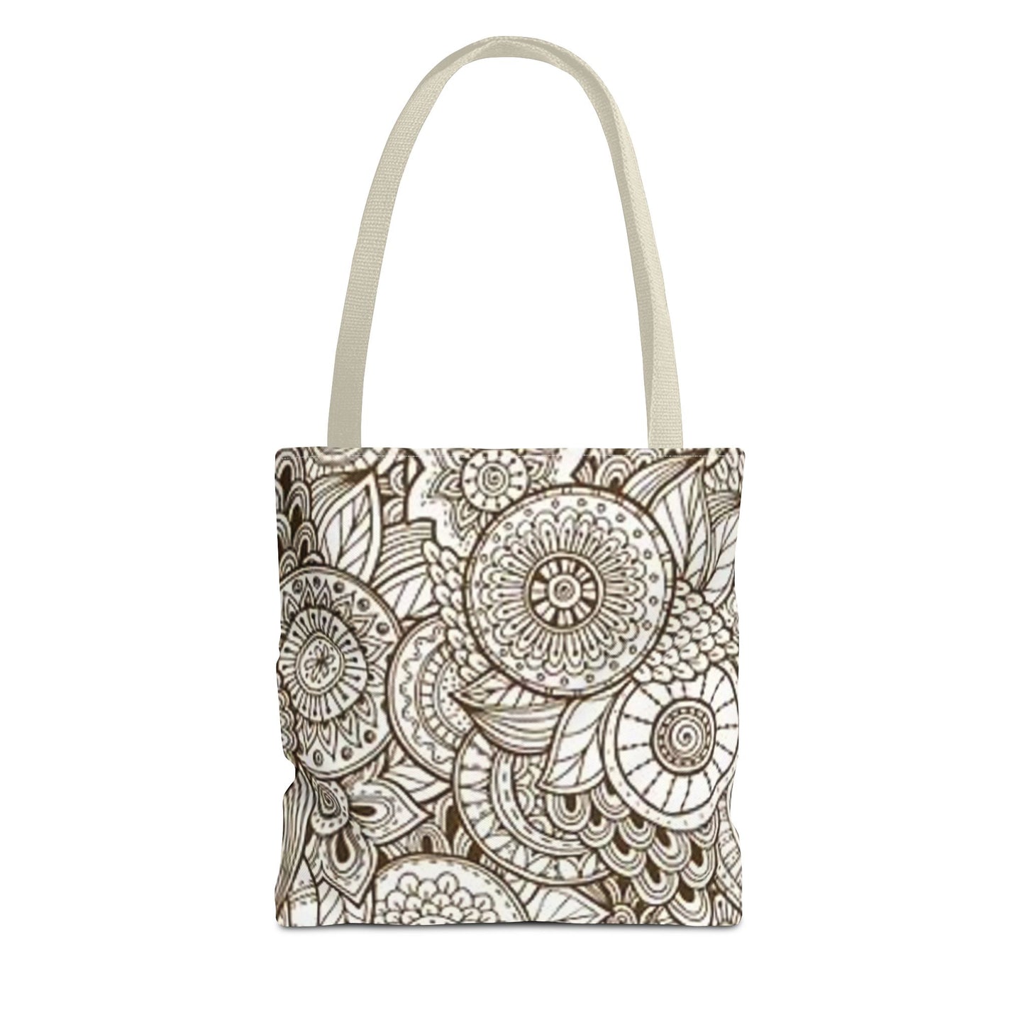 Tan Design Multi Color BRAND NEW MODERN Tote Bag (AOP)