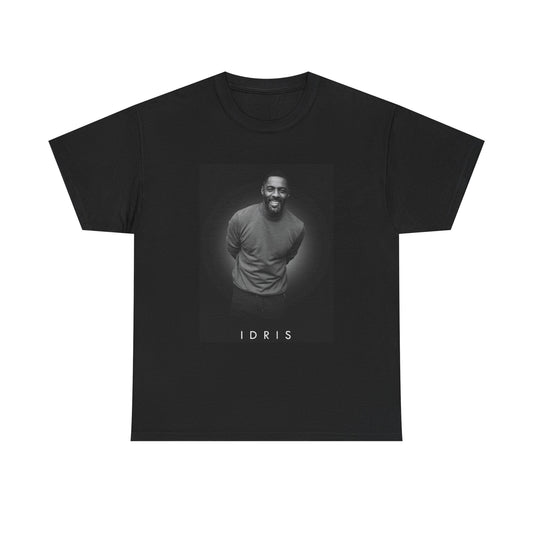 Idris Elba T shirt New Actor Movie Poster Portrait 007 Unisex Heavy Cotton Tee