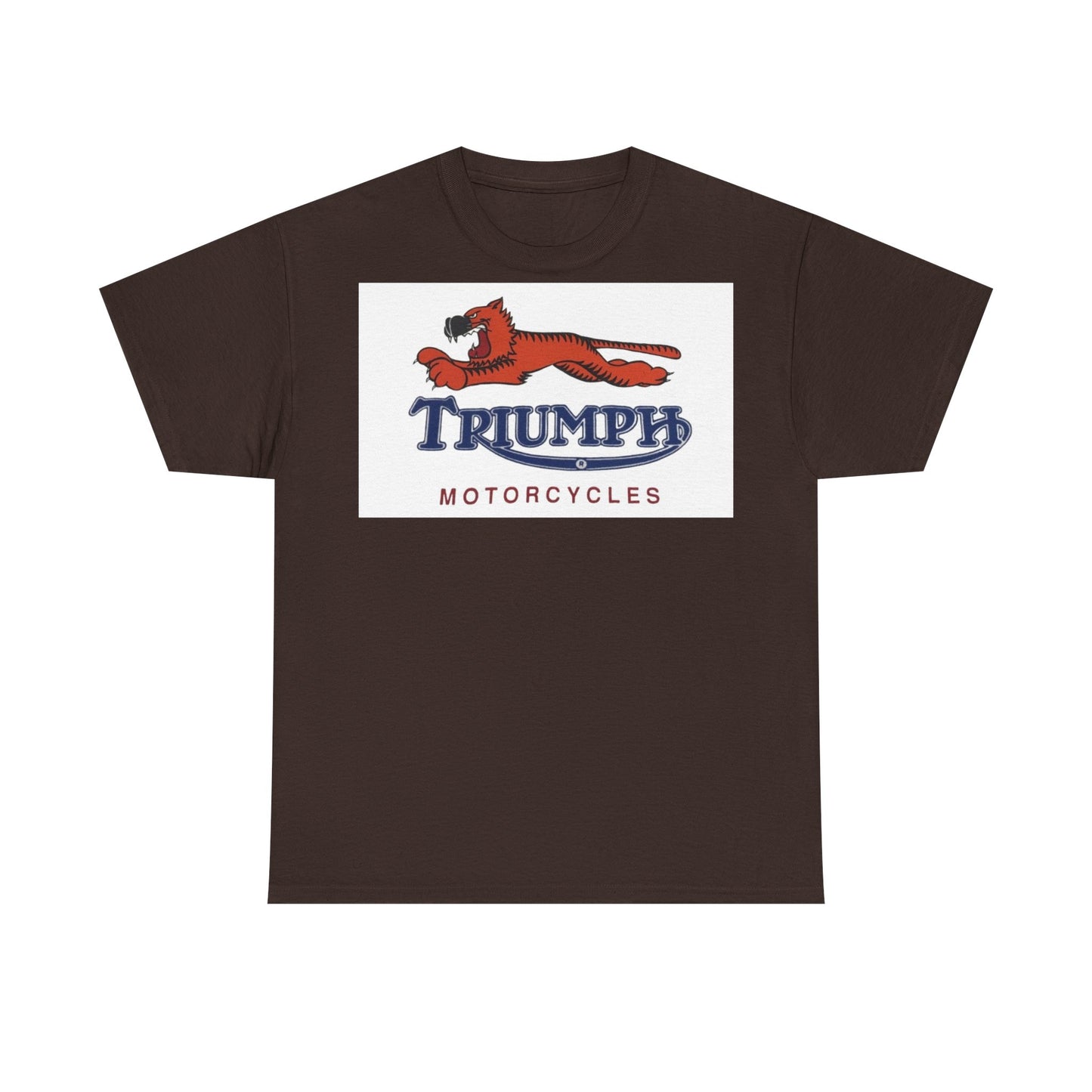 Triumph T-shirt vintage motorcycles nostalgia Tiger Unisex Heavy Cotton Tee