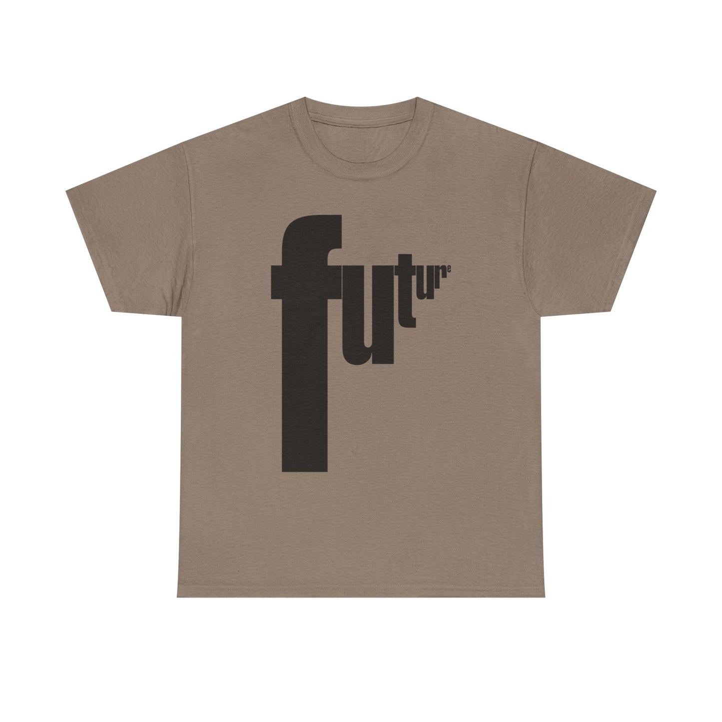 Future Retro Lettering Graphic T Shirt Unisex Heavy Cotton Tee