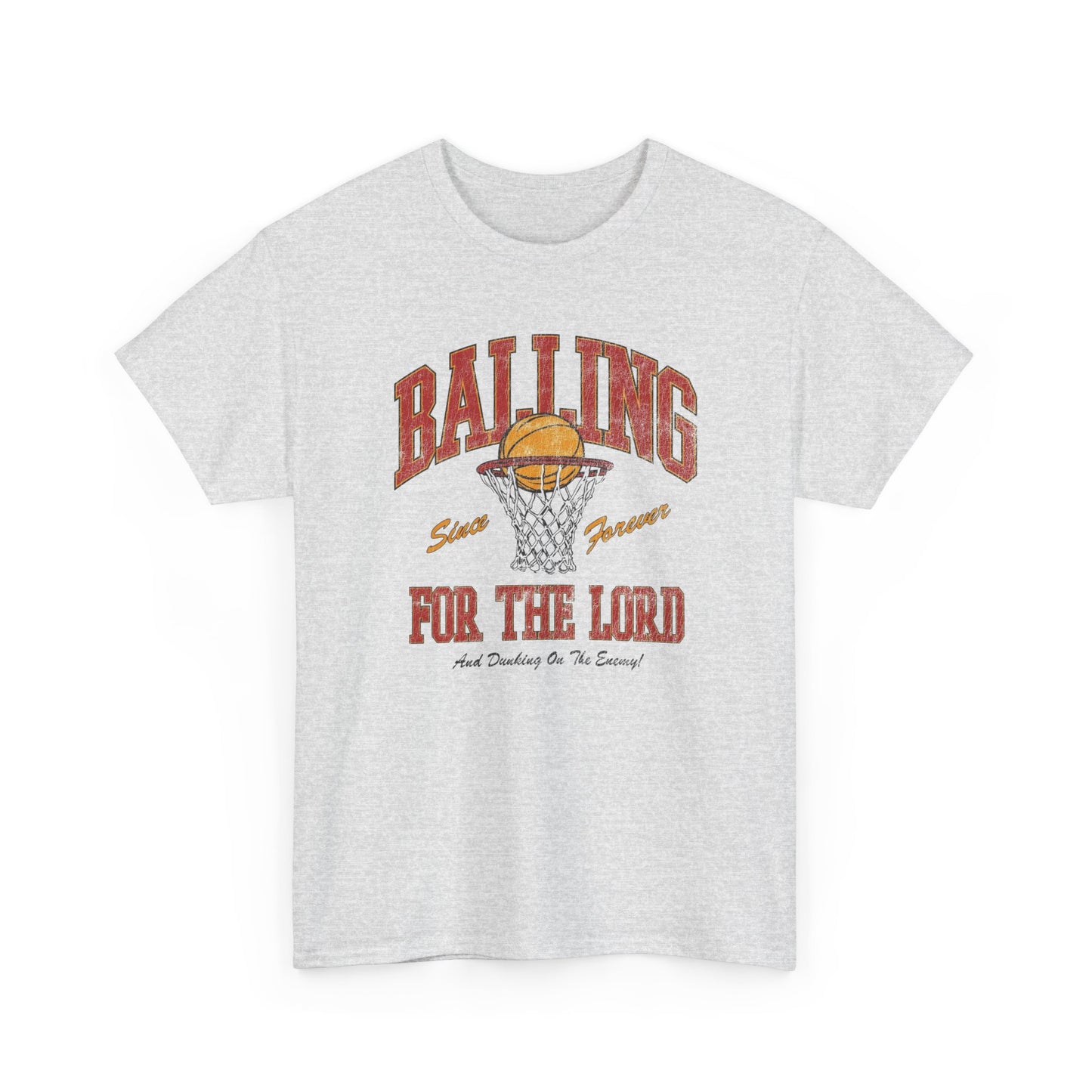 Balling For The Lord Graphic T Shirt ADULT NEW
