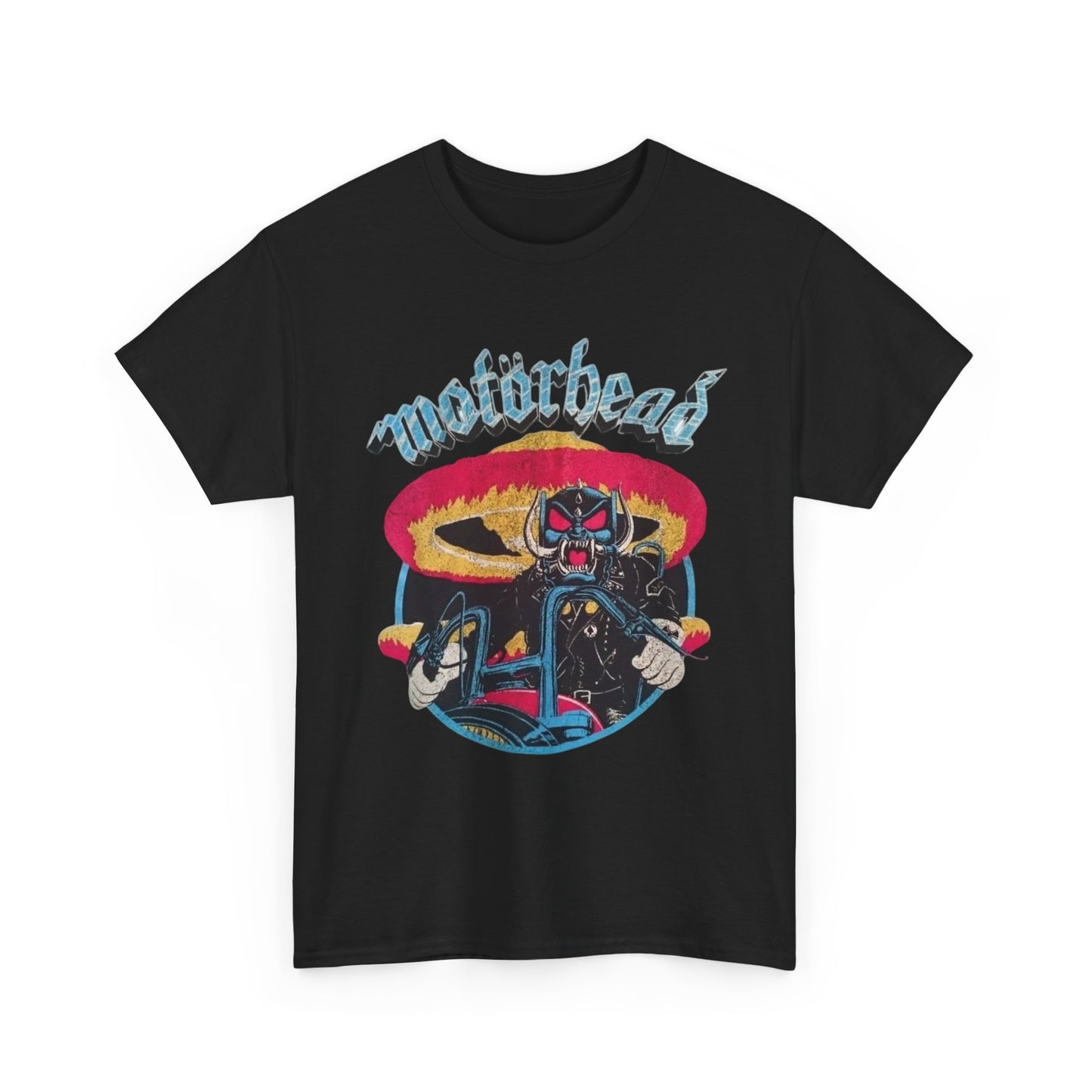 Motorhead Vintage Rock Graphic T Shirt Unisex Heavy Cotton Tee