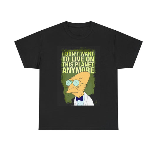 Futurama Shirt Funny Cartoon Graphic PostervUnisex Heavy Cotton Tee