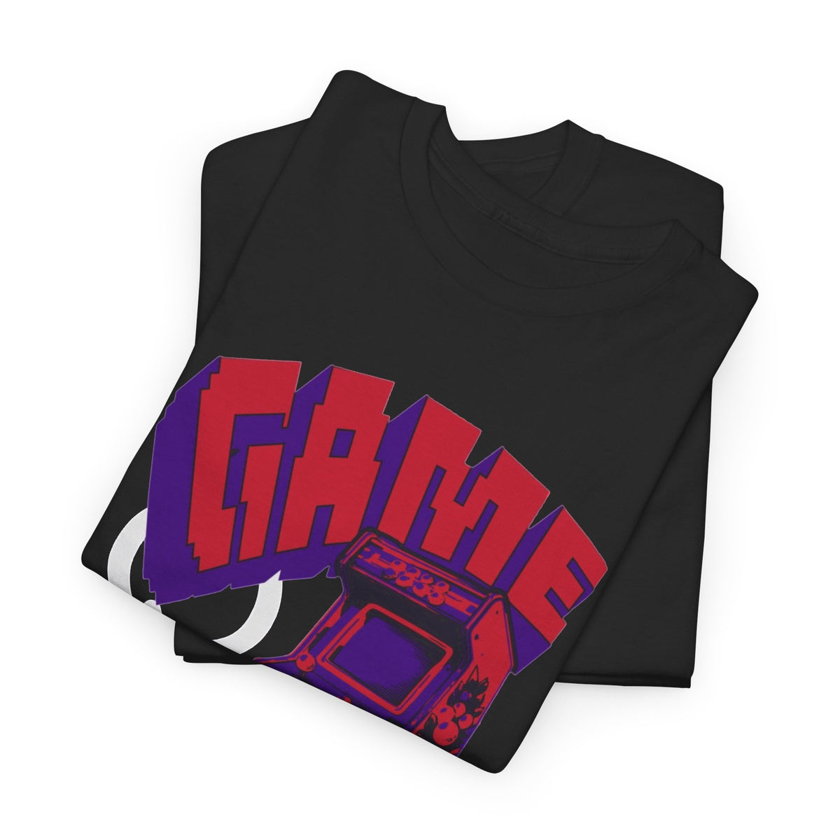 Video Games On Replay Graphic T Shirt Men's Arcade Heavy Cotton Tee
