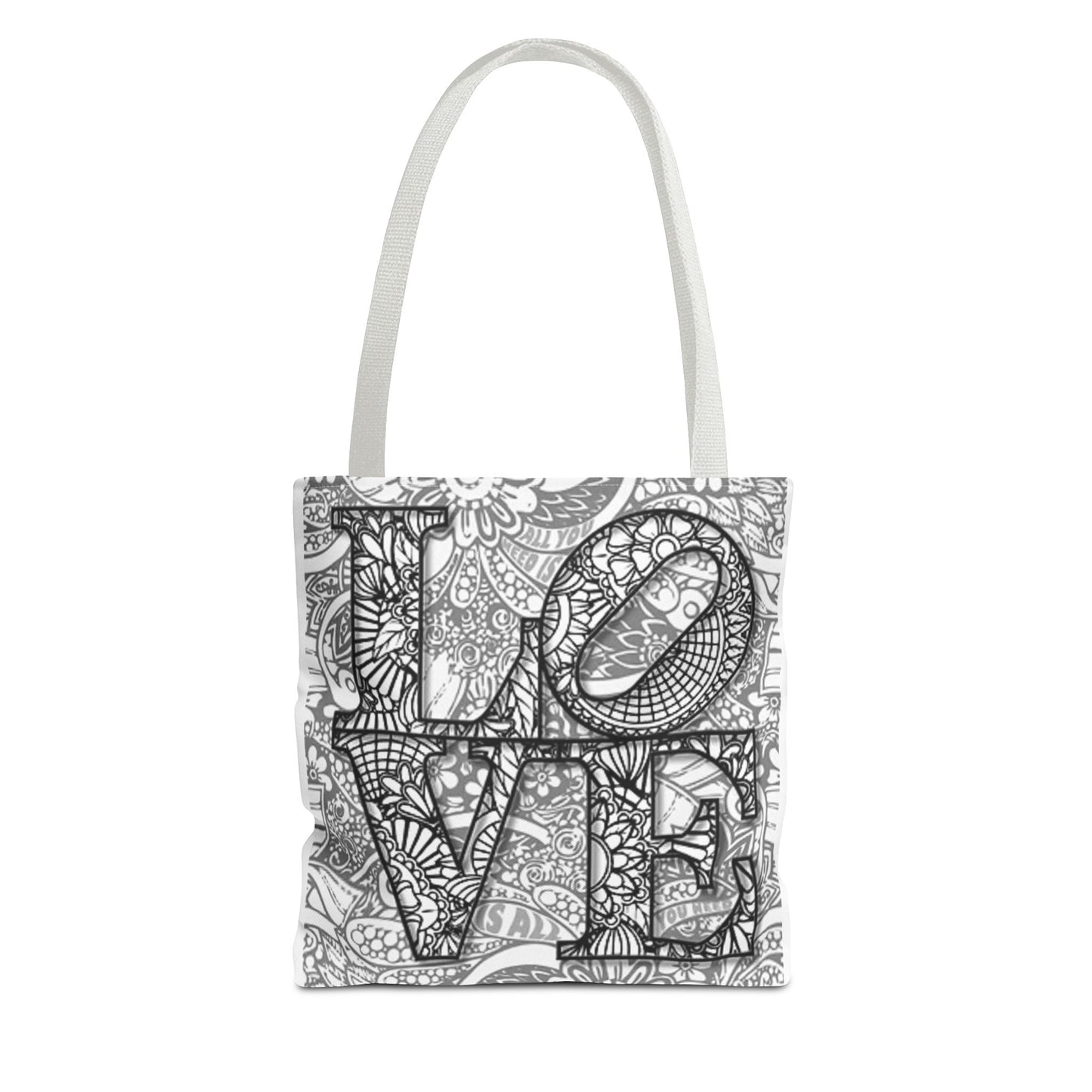 LOVE Multi Color BRAND NEW MODERN Tote Bag (AOP)