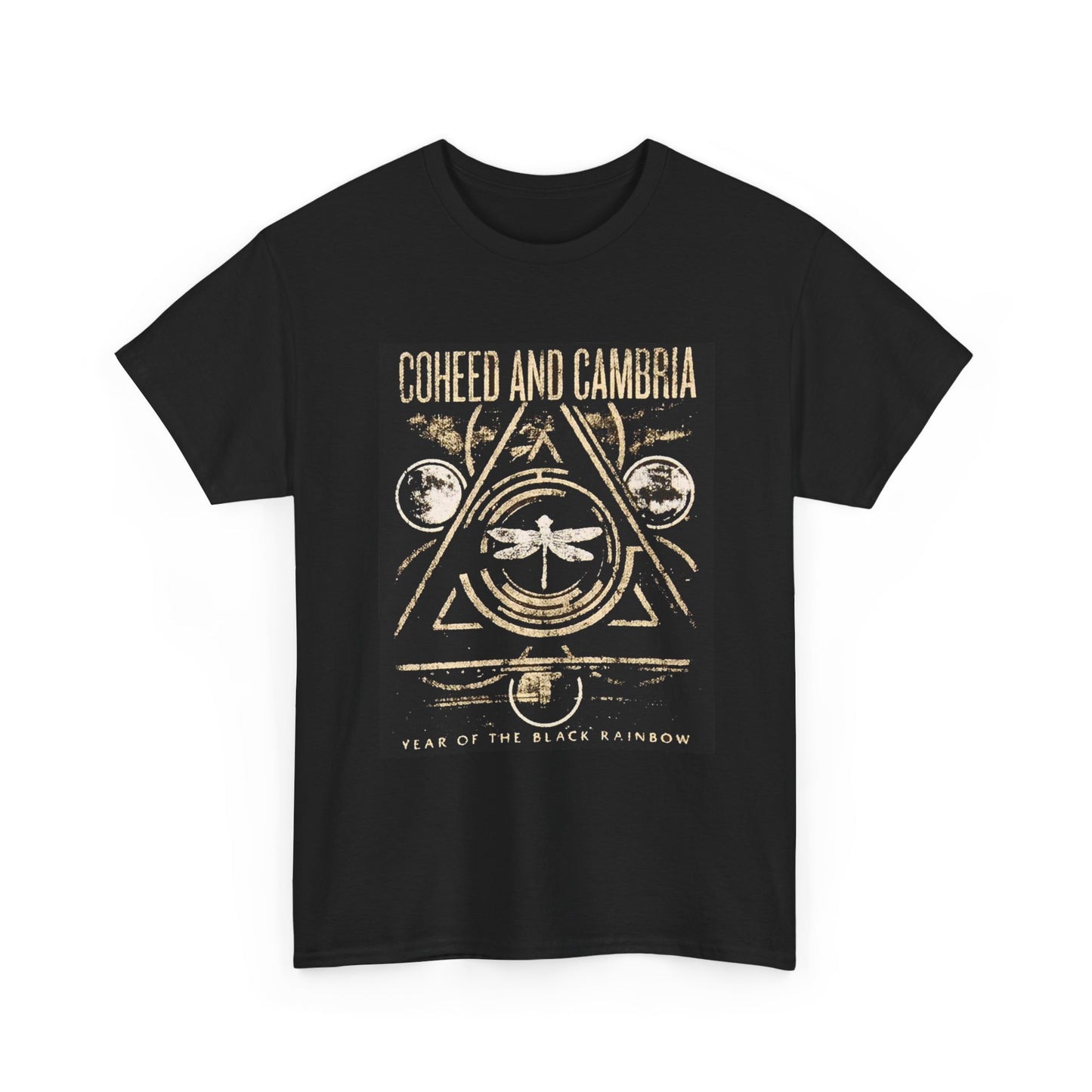 Coheed And Cambria Tshirt Retro Rock Band Merch Unisex Heavy Cotton Tee