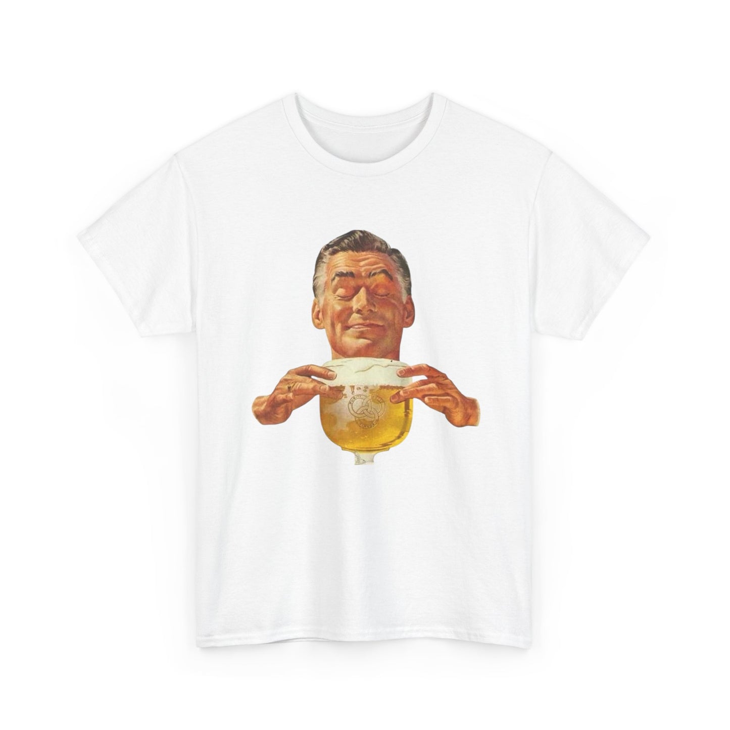 Happy Life With Beer T Shirt Unisex Heavy Cotton Tee Gift