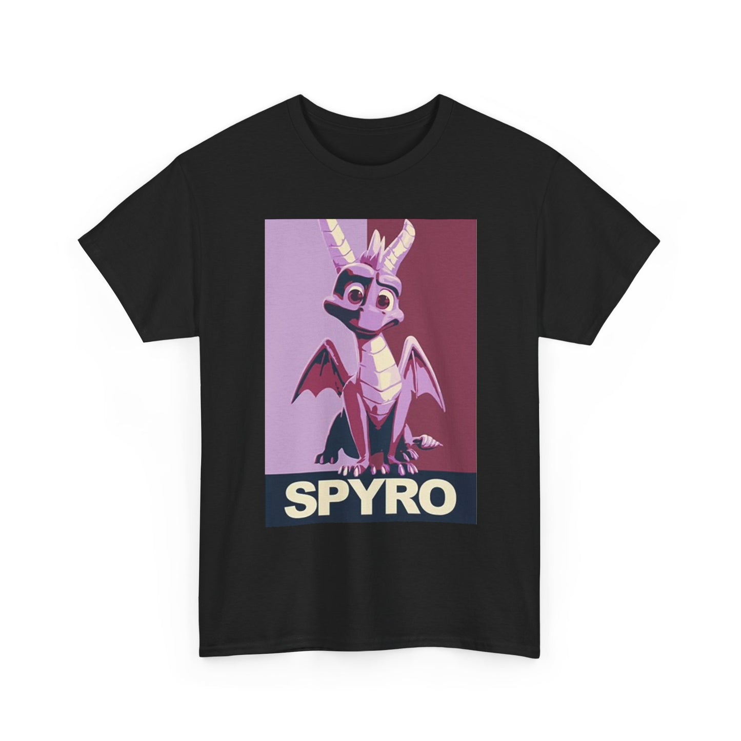 Spyro Graphic T Shirt Vintage VIdeo Games Retro Unisex Heavy Cotton Tee
