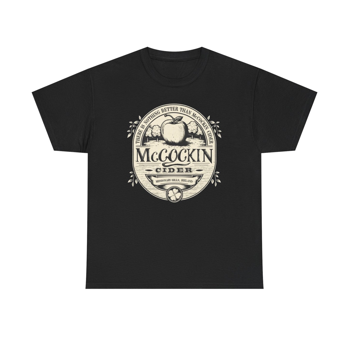 McCockin Cider Funny Sex Jokes Puns Graphic T Shirt Unisex Heavy Cotton Tee