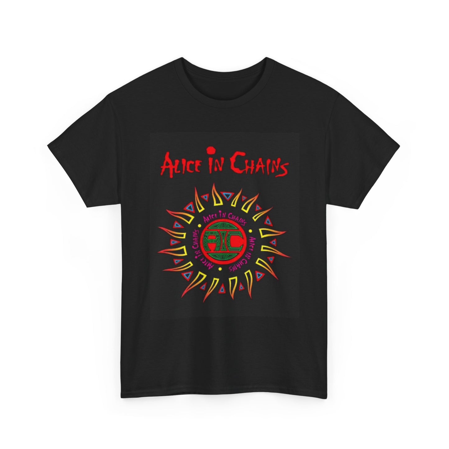 Alice In Chains Graphic T Shirt Retro Rock Band Merch Unisex Heavy Cotton Tee