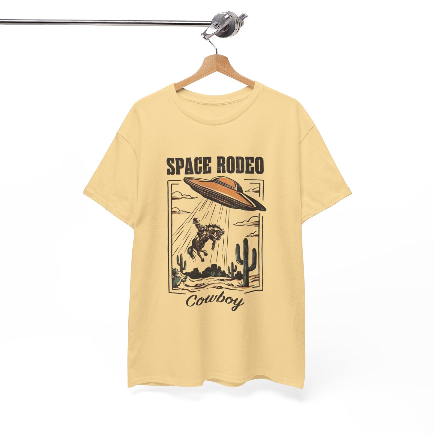 Space Rodeo Cowboy Graphic T Shirt Heavy Cotton Tee NEW ADULT UNISEX