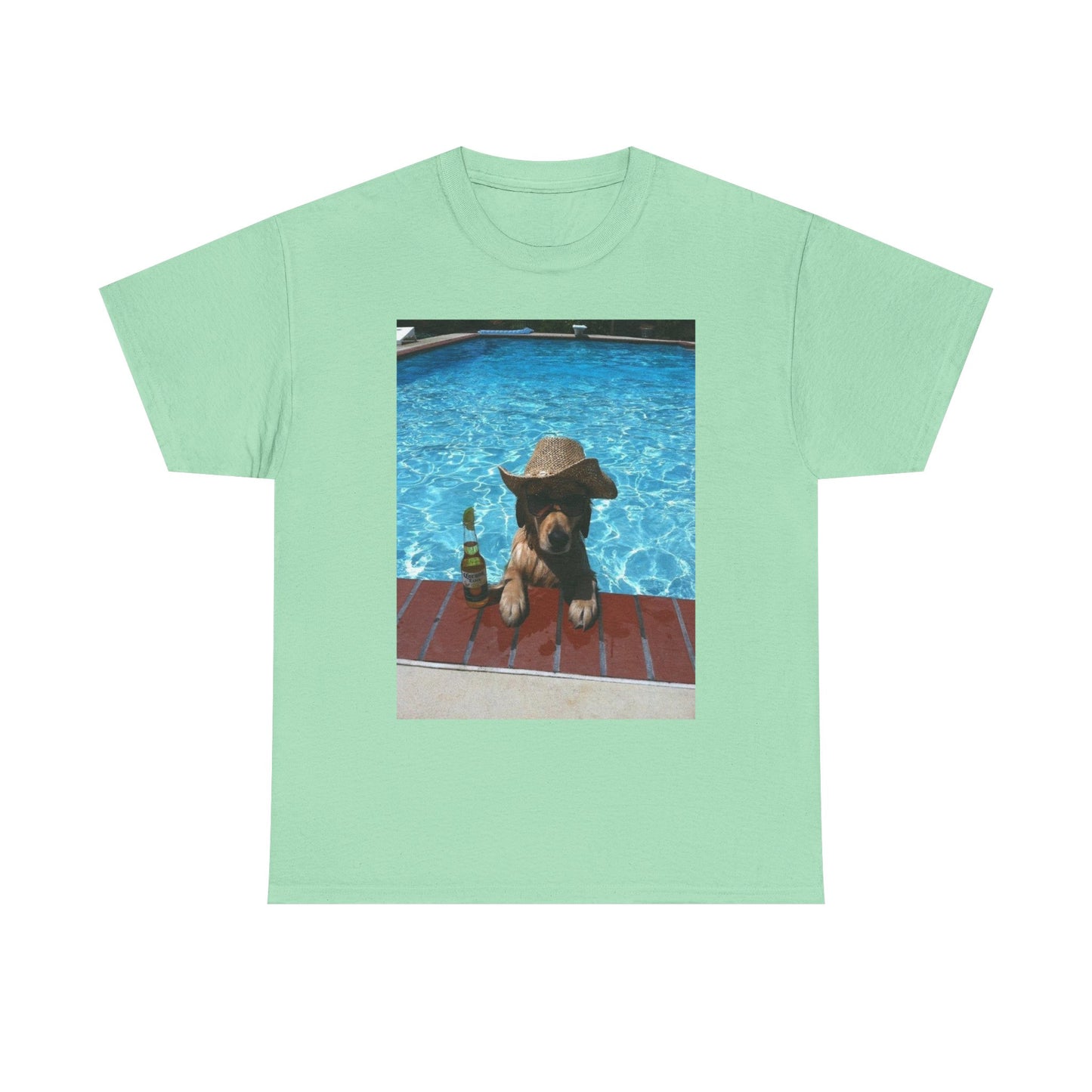 Funny Golden Retriever Dog Lover Graphic T-Shirt Unisex Heavy Cotton Tee NEW