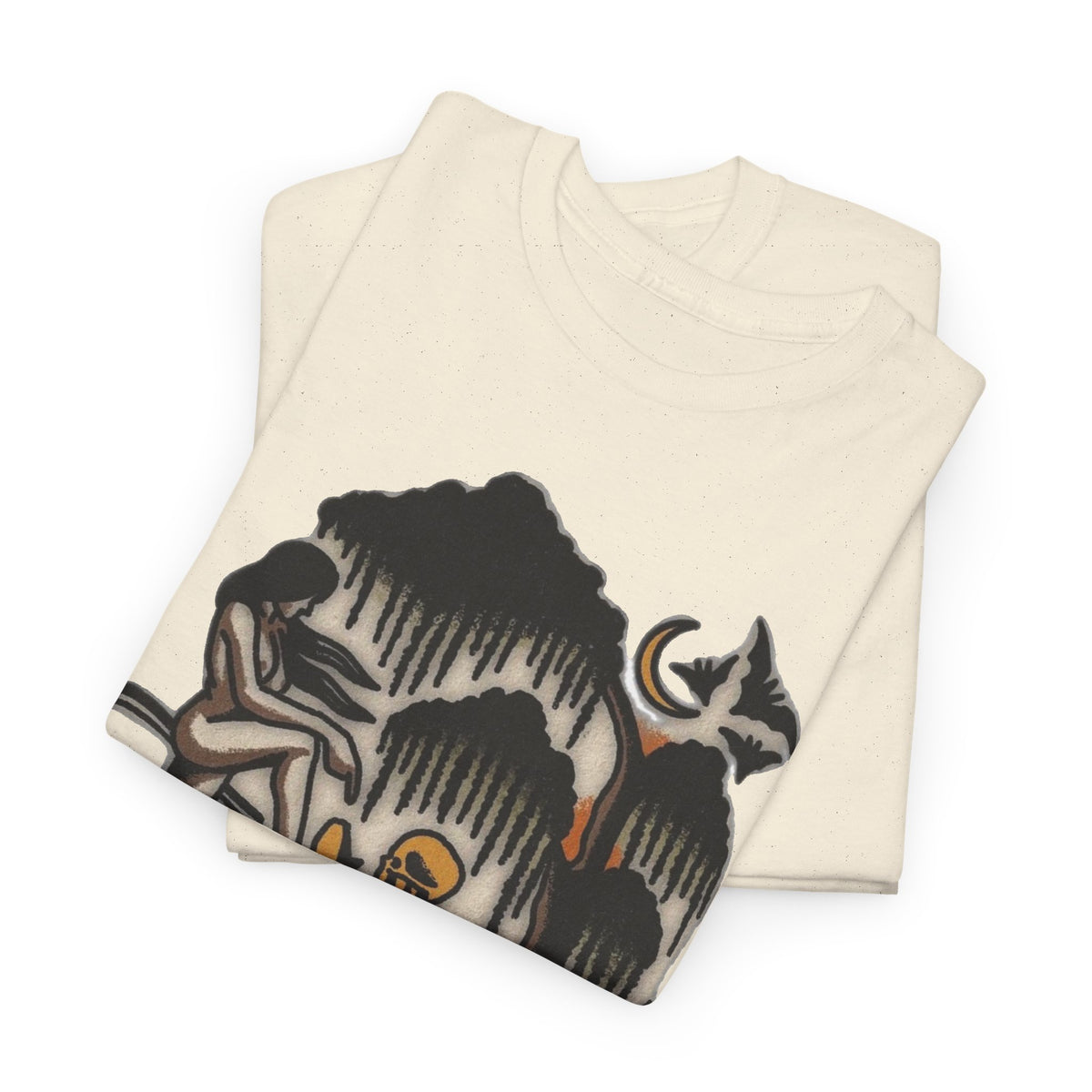 Praying For Women Funny Mystical Forest Moon Goddess Graphic T-Shirt Men's Tee