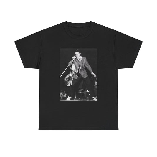 Elvis Presley T-shirt Vintage Nashville rock tour Unisex Heavy Cotton Tee